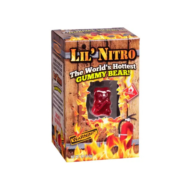 Flamethrower Candy's Lil' Nitro The world's Hottest Gummy Bear ΧΓ 3gr
