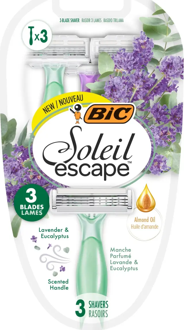 BIC Γυναικεία Ξυραφάκια Soleil Escape Lavender & Eucalyptus Set