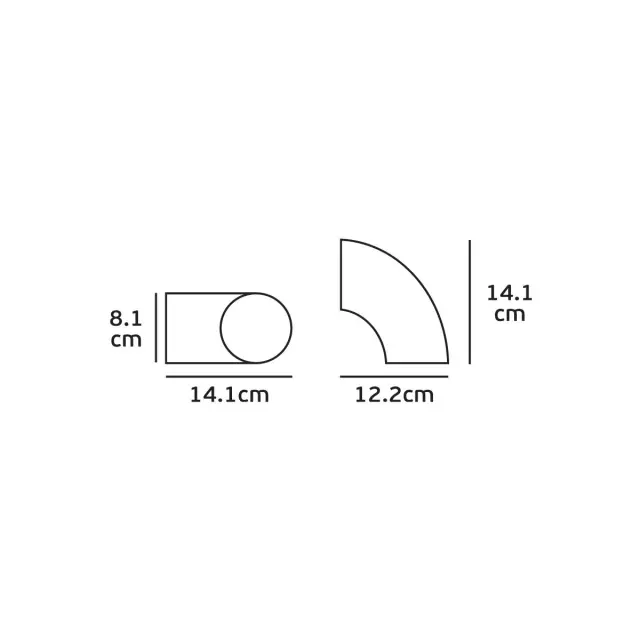 Tap Φωτιστικό Led τοίχου 7.3W 3000K IP54 14.1x8.1x12.2cm λευκό Άσπρο 2