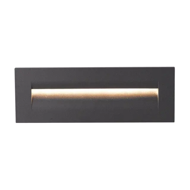 Irvi Φωτιστικό Led τοίχου χωνευτό IP65 ανθρακί 25x8.7cm
