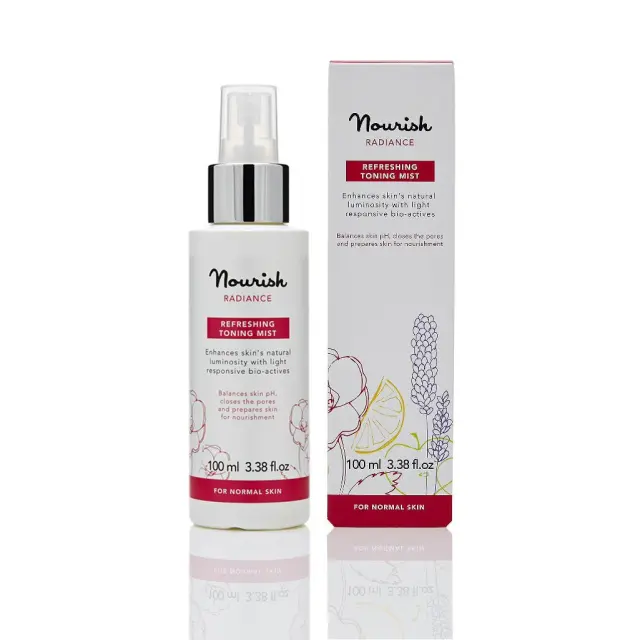 Nourish London Radiance Refreshing Toning Mist – Βιολογικό Τονωτικό Mist Προσώπου Για Λάμψη & Φρεσκάδα