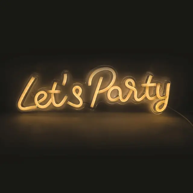 AcaLight Offer LET'S PARTY 125 NEON LED ΛΑΜΠ USB ΚΑΛ 2m ΘΕΡΜΟ IP20 41*1,6 *13,5cm 2m ΚΑΛ