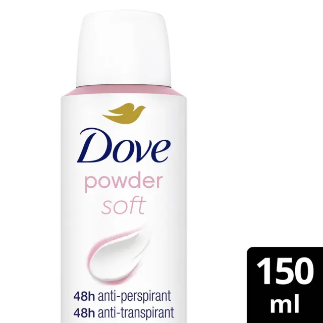 Dove Powder Soft Αποσμητικό σε Spray 150ml 2