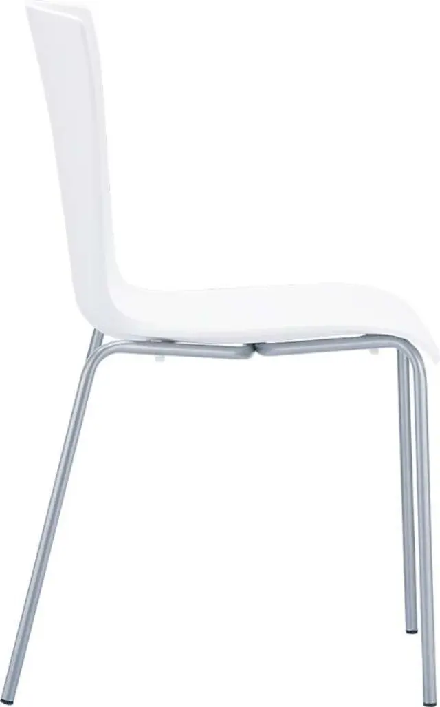 Καρέκλα Στοιβαζόμενη MIO Λευκό PP 47x50x80cm 2