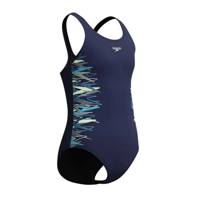 Speedo Girl's Placement Muscleback Swimwear Μπλε Σκούρο 808324003 (Speedo) 2