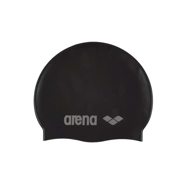 Arena Junior Unisex Classic Silicone Swim Cap Μαύρο - Ασημί 91670-55 (Arena) - One Size