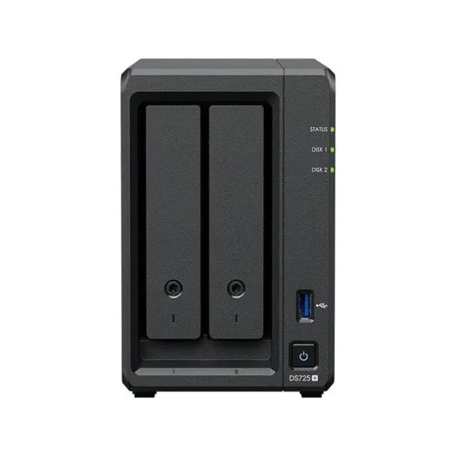 Synology NAS Diskstation DS725+ 2-bay Black (DS725+-8T-00-2)