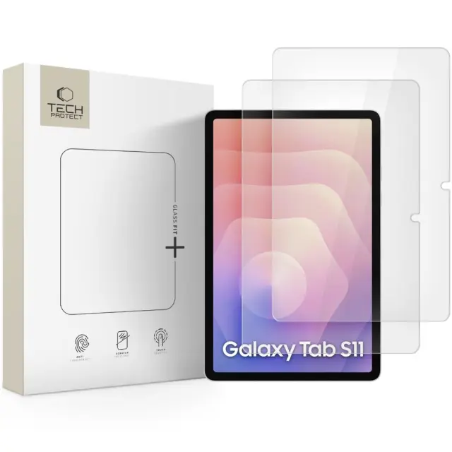 Tech-protect Glass Fit+ 2-pack Galaxy Tab S11 11.0 Clear