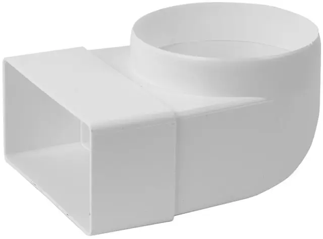 Europlast KLD - Σύνδεσμος Αγωγών Πλαστικός, Γωνιακός 90°, 110x55mm/Φ100mm