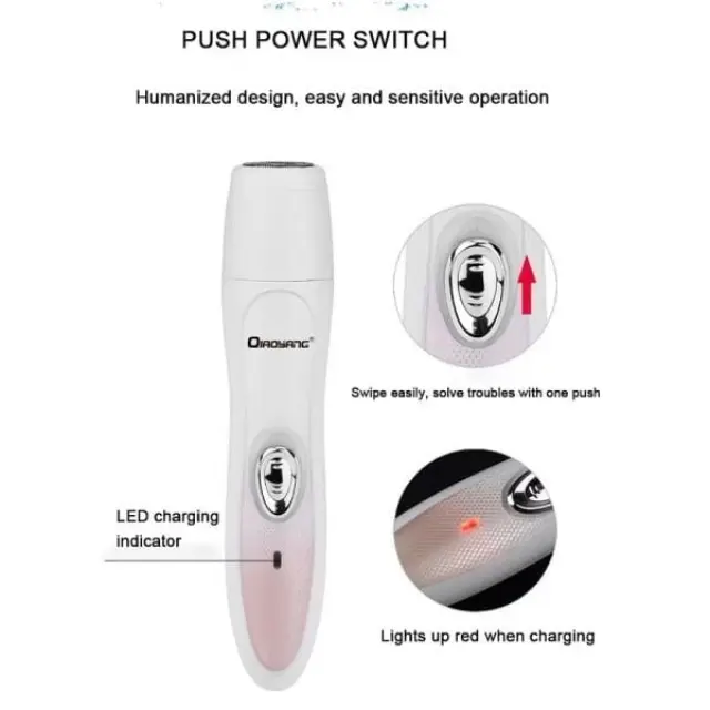 QIAOYANG 4 σε 1 ξυριστική μηχανή - 4 in 1 Shaver with lady epilator & shaving head QA-T590 400068 3