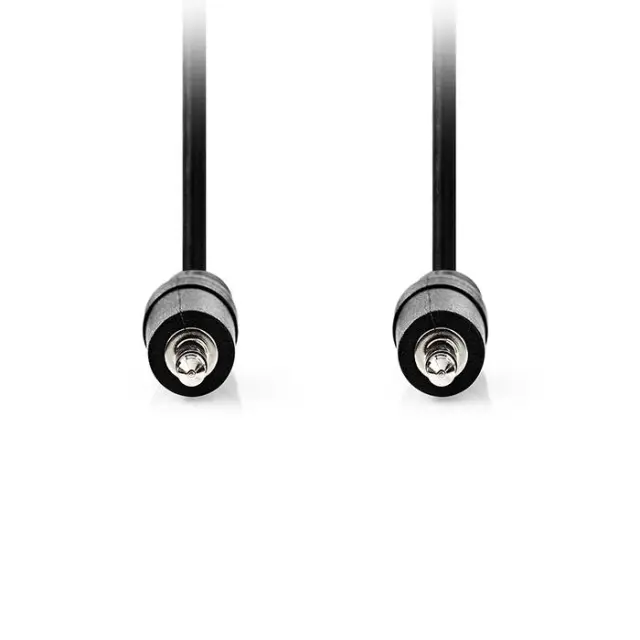 Καλώδιο ήχου 3,5mm αρσ. Stereo - 3,5mm αρσ. Stereo, 0.5m σε μαύρο χρώμα.