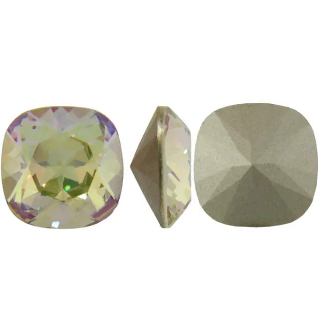Swarovski 4470 Cushion Square Crystal Luminous Green 10mm - 1τεμ