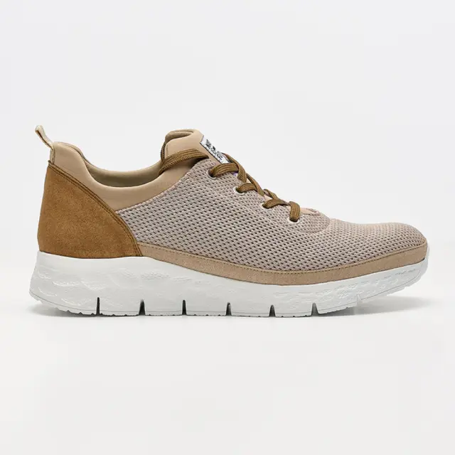 Mephisto Sneakers Ανδρικό ύφασμα Μπεζ NIF/ONYX GREY