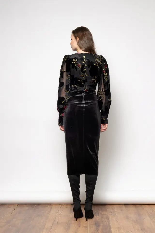 Nema Resort Wear Midi Dress (15007Ν033 BLACK) - M 2