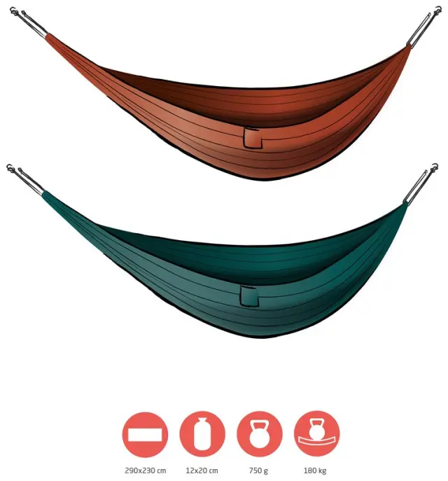 Αιώρα Bass Hammock Double Storm Grand Canyon - 360026 2