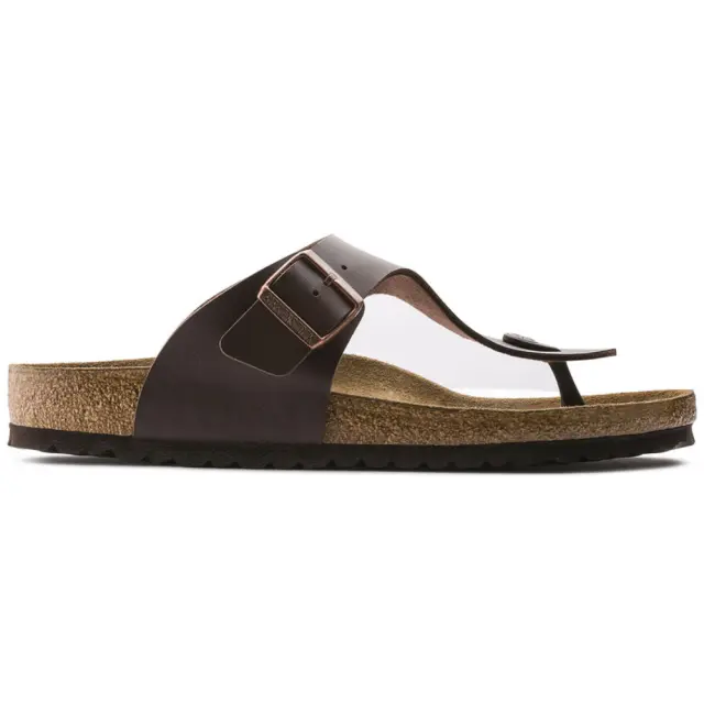 Birkenstock Σαγιονάρες Unisex Birko-Flor(ανθεκτικό υλικό της Birkenstock-επιτρέπει την επαφή με το νερό) Καφέ BIR/RAMSES 044701 DARK BRO