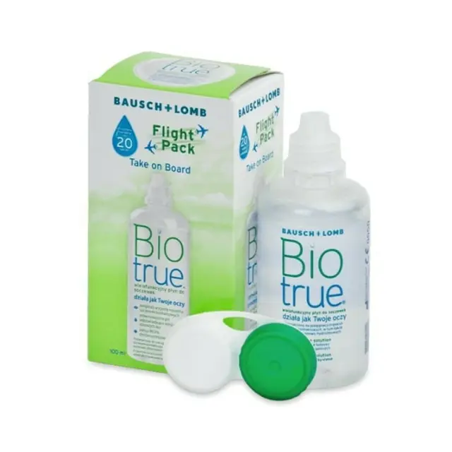 Bausch και Lomb Biotrue Flight Pack Υγρό Φακών Επαφής Πολλαπλών Χρήσεων σε Ταξιδιωτική Συσκευασία, 100ml