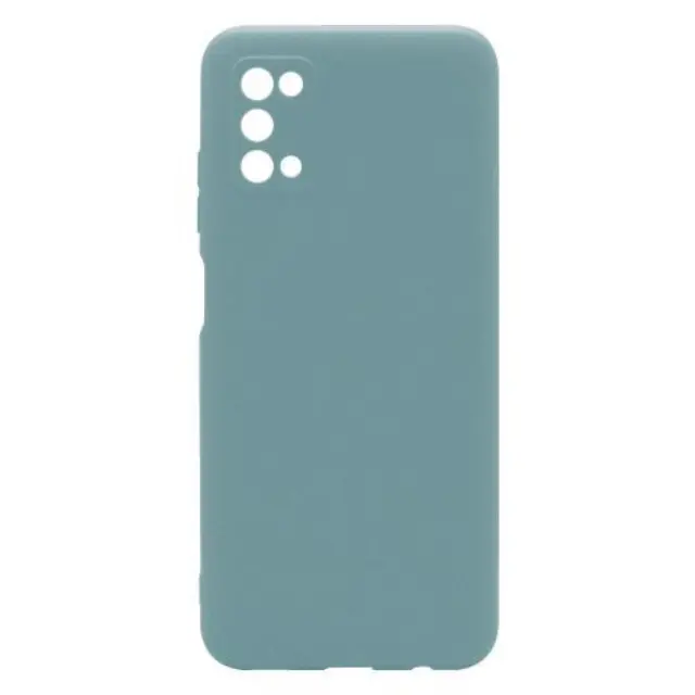 Θήκη Soft TPU inos Samsung Galaxy A03s S-Cover Πετρολ N56930