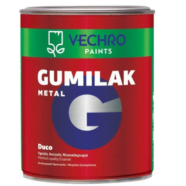 Vechro 110701999964 - GUMILAK Metal Duco ΜΑΤ ΜΑΥΡΟ 2.5 L