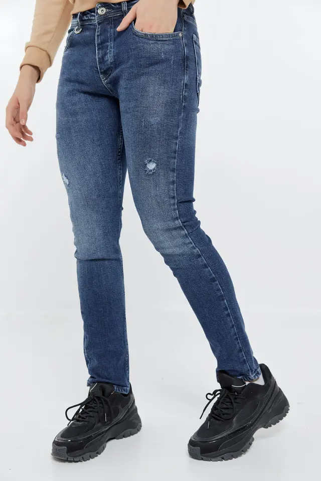 Παντελόνι Jean Slim Fit Μπλέ 2