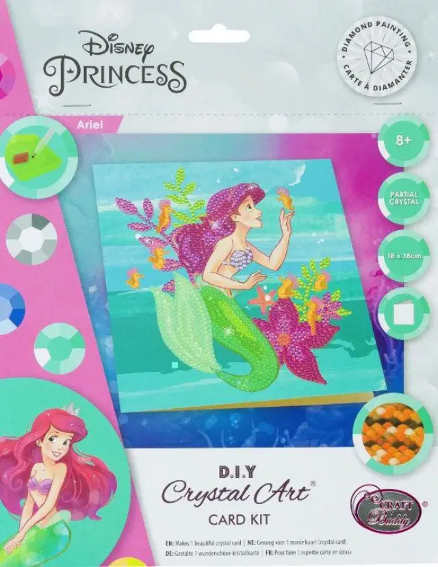 Craft Buddy Card Crystal Art Ariel 18X18cm 2