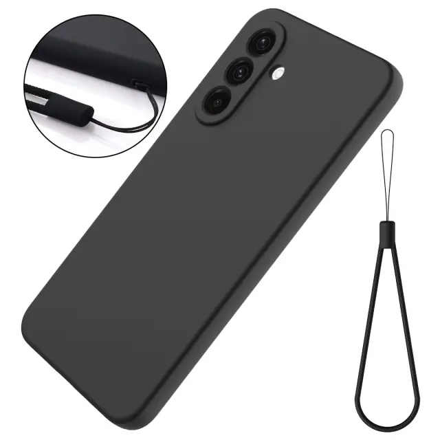 Θήκη με Strap Καρπού για Galaxy S26 Plus-Black OEM 2