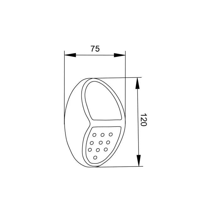 it-Lighting Moon LED 0,8W 2700K | 6500K Solar Outdoor Wall Lamp Black D:120x75x41mm (80206810S) 2