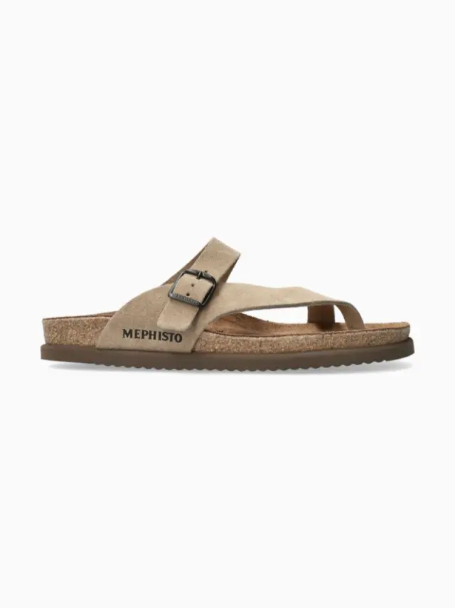 Mephisto Σαγιονάρες Ανδρικό δέρμα suede Καφέ MEP/NIELS WARM GREY 2