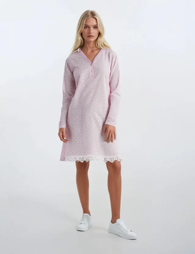 W505 - Type - NIGHTGOWN LITTLE FLOWER - S
