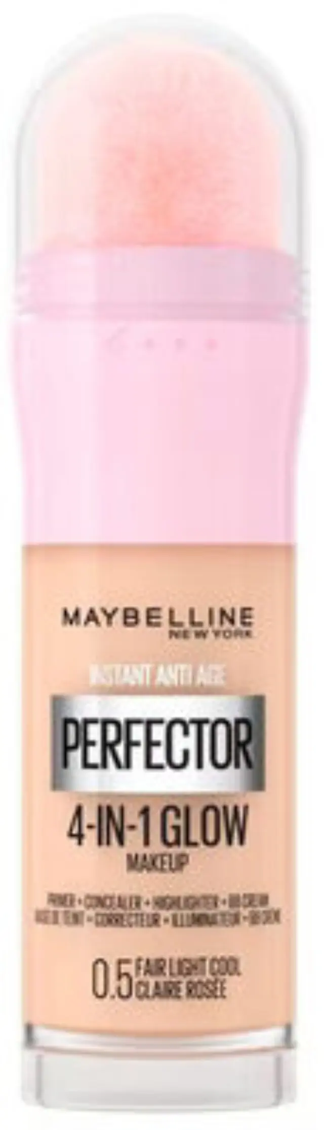Maybelline Instant Anti Age Perfector 4-In-1 Glow Makeup, 20ml - 0.5 Fair Light Cool