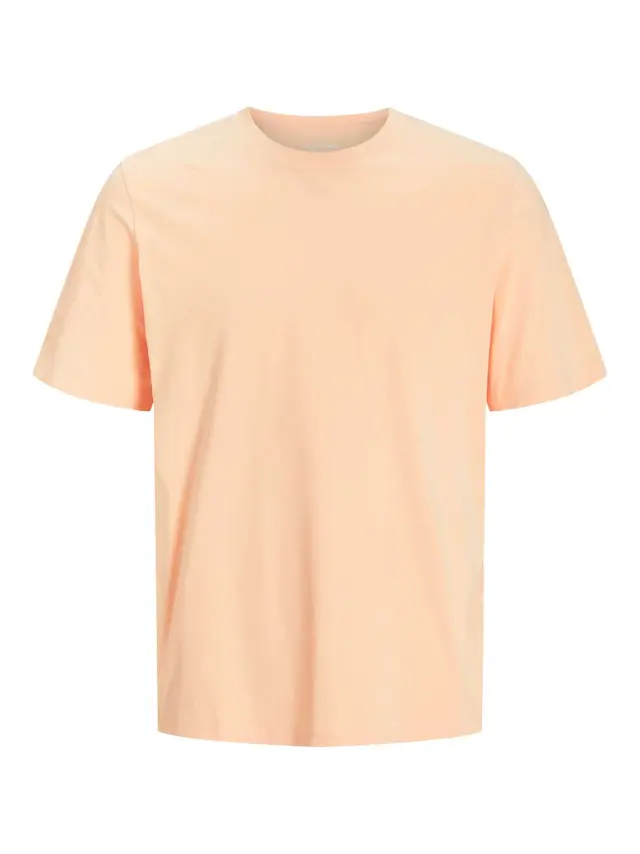 JJEORGANIC BASIC TEE SS O-NECK NOOS Peach Parfait