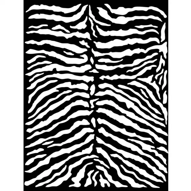 Thick Stencil Stamperia 20x25cm, Savana, Zebra pattern