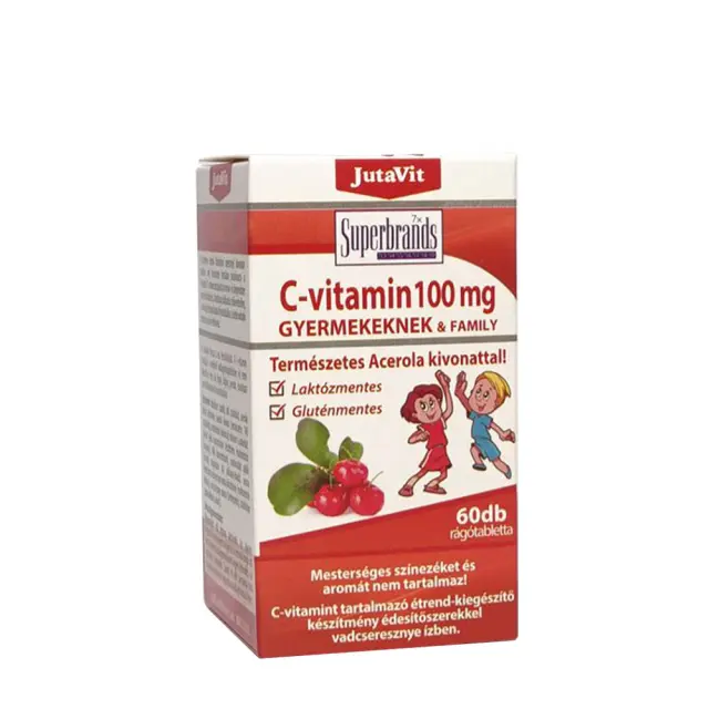 JutaVit Vitamin C 100 mg with Natural Acerola Extract For Kids