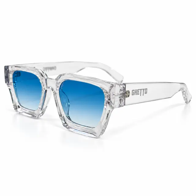 Ghetto Crystal Blue Gradient Sunglasses – Unisex 3