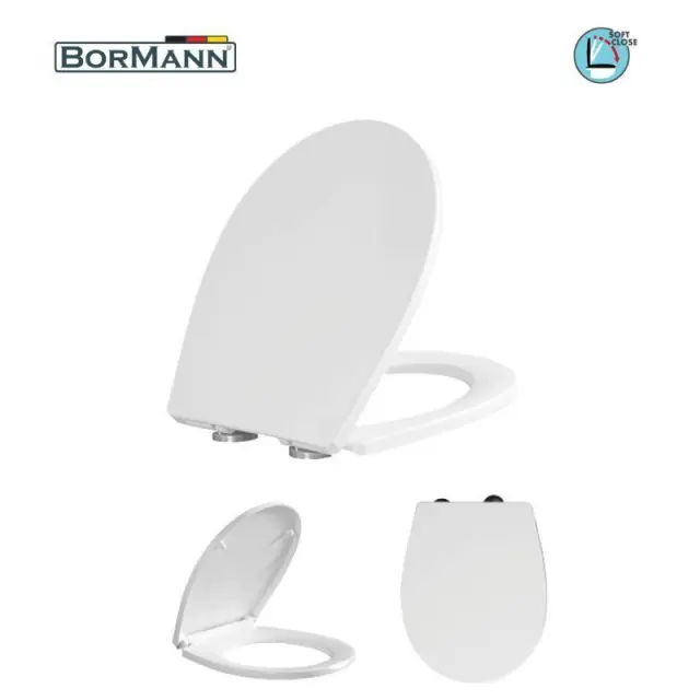 Bormann Κάλυμμα Λεκάνης Libra Soft Close Duroplast Μεγάλης Αντοχής Και Διάρκειας Ζωής BTW1040 2