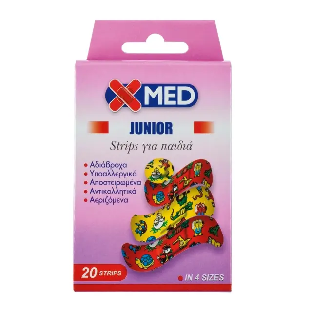 X MED JUNIOR STRIPS ΓΙΑ ΠΑΙΔΙΑ (20τμχ)