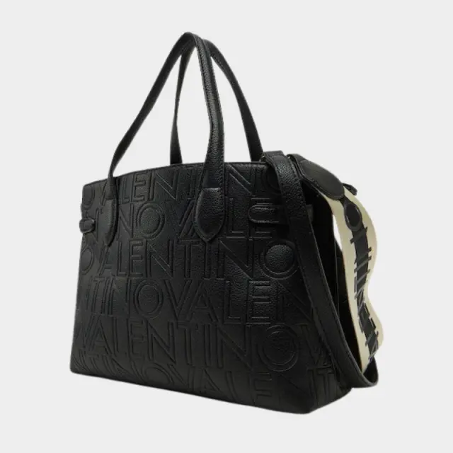 Valentino Bags - Γυναικεία Τσάντα Ώμου Pansy VBS8PG04-001 Μαύρο 3