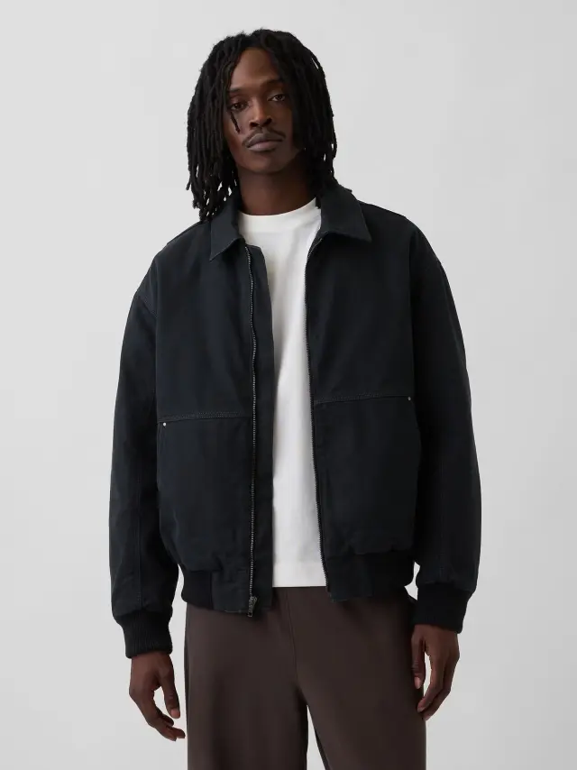 Canvas Bomber Μπουφάν moonless night - M