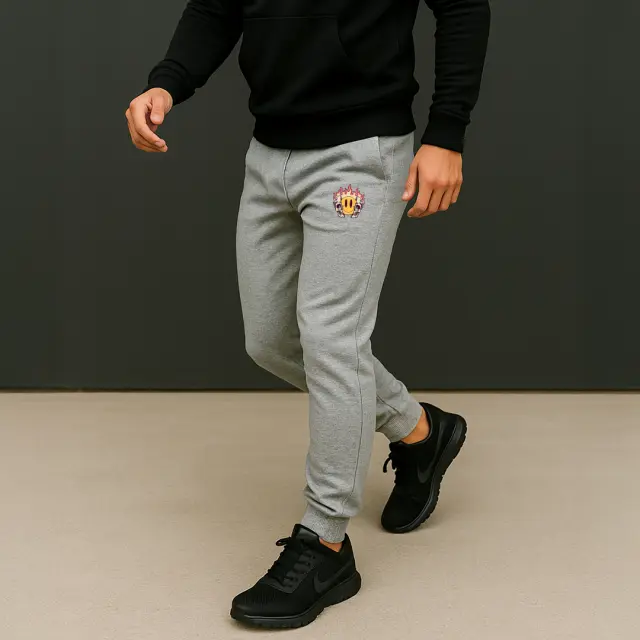 Φόρμα Noshame® Γκρι με τύπωμα Smiley face - 612574 - XXL