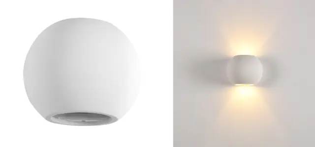ΑΠΛΙΚΑ ΓΥΨΙΝΗ ΣΦΑΙΡΙΚΗ UP DOWN ΝΤΟΥΙ G9 150*125*130mm(h)