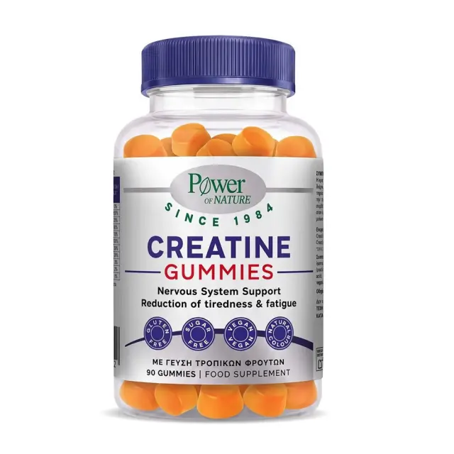Power Health Creatine Gummies 90 gummies, Συμπλήρωμα Διατροφής με Κρεατίνη + Βιταμίνη B6 σε Ζελεδάκια με Γεύση Τροπικών Φρούτων 90 ζελεδάκια