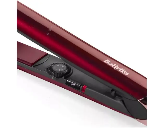 Ισιωτική Πρέσα Μαλλιών Babyliss ST212PE με κεραμικές πλάκες και μέγιστη θερμοκρασία 235°C - Red ST212PE 2
