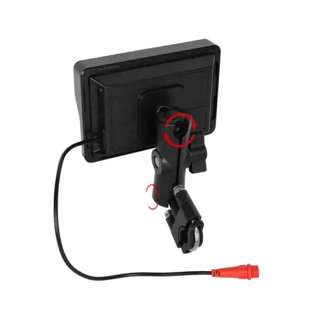 Οθόνη Μοτοσυκλέτας Αδιάβροχη Αφής 5" M550 - Motorcycle audio-visual system 081203 3