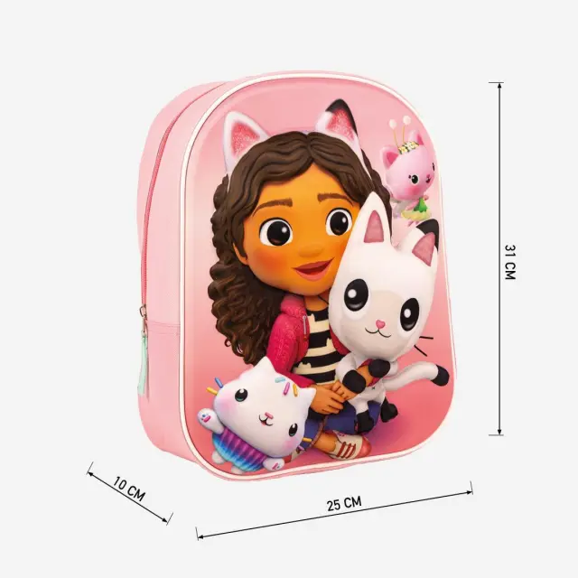 Παιδική Τσάντα Πλάτης 3D GABBY´S DOLLHOUSE 2100004583 Ροζ 2