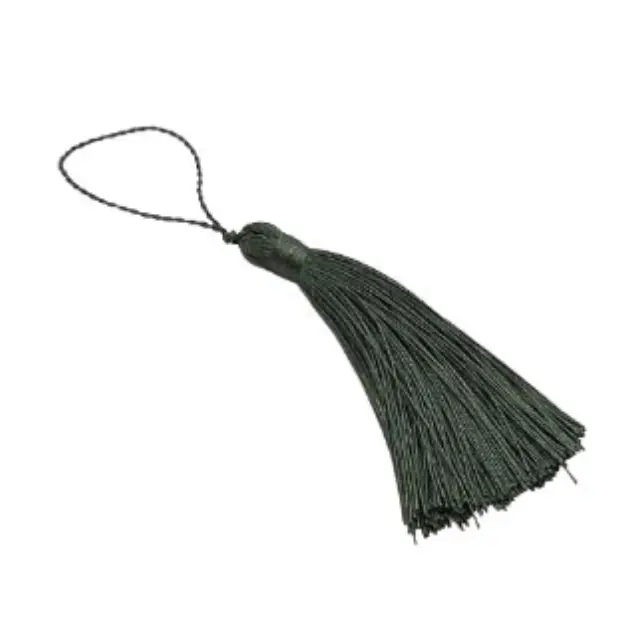 Φούντα Συνθετική 100mm - Dark Green - 2τεμ