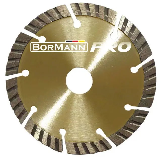 Bormann Pro BHT2078 – Διαμαντόδισκος SLANT TURBO Φ115X1,4X22,2mm 10mm (044017)