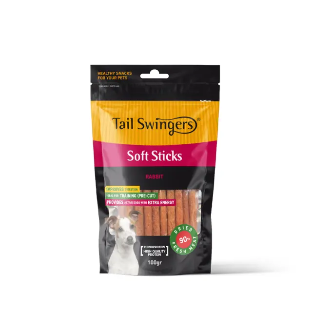 Tail Swingers Sticks Μαλακά με Κουνέλι 100gr
