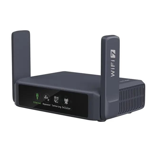 GL.iNet Mobile Router GL-BE3600 Dual Band WiFi 7 Gray (GL-BE3600)