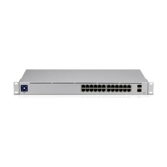 UbiQuiti Managed Switch L2 24-Port Gigabit 2-Port SFP (USW-24) 2