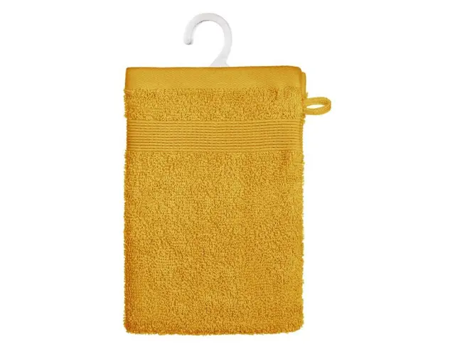 Σετ Γάντια μπάνιου Praia Atmosphera από Βαμβάκι 450gsm, με διαστάσεις 15x21cm - 2 τεμάχια - Yellow 125865R 3